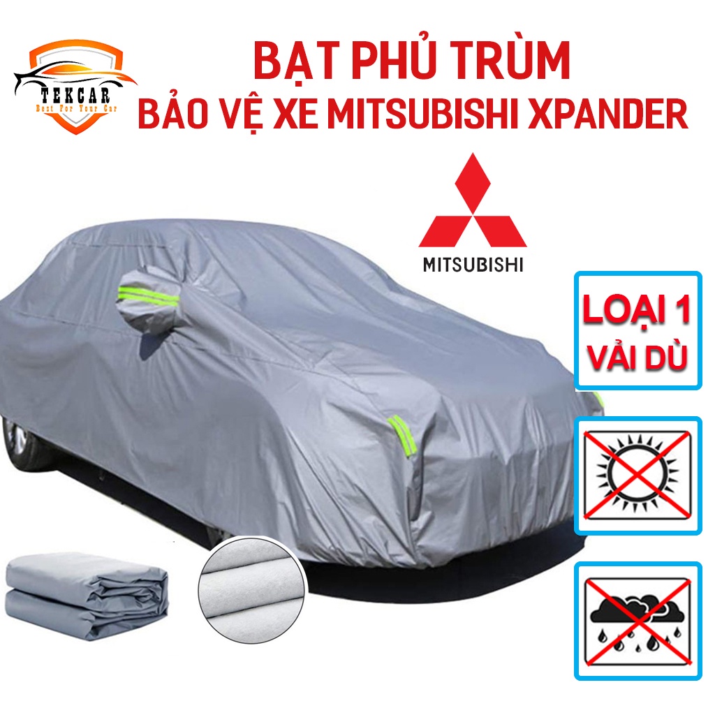 Bạt vải dù oxford bảo vệ xe ô tô Mitsubishi Xpander phủ trùm kín cao cấp,áo trùm, bạt phủ xe 7 chỗ chống nắng,nóng, mưa