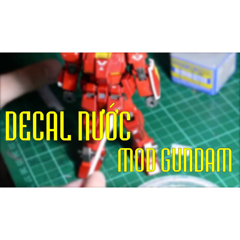 DECAL NƯỚC MOD MÔ HÌNH VOL 2