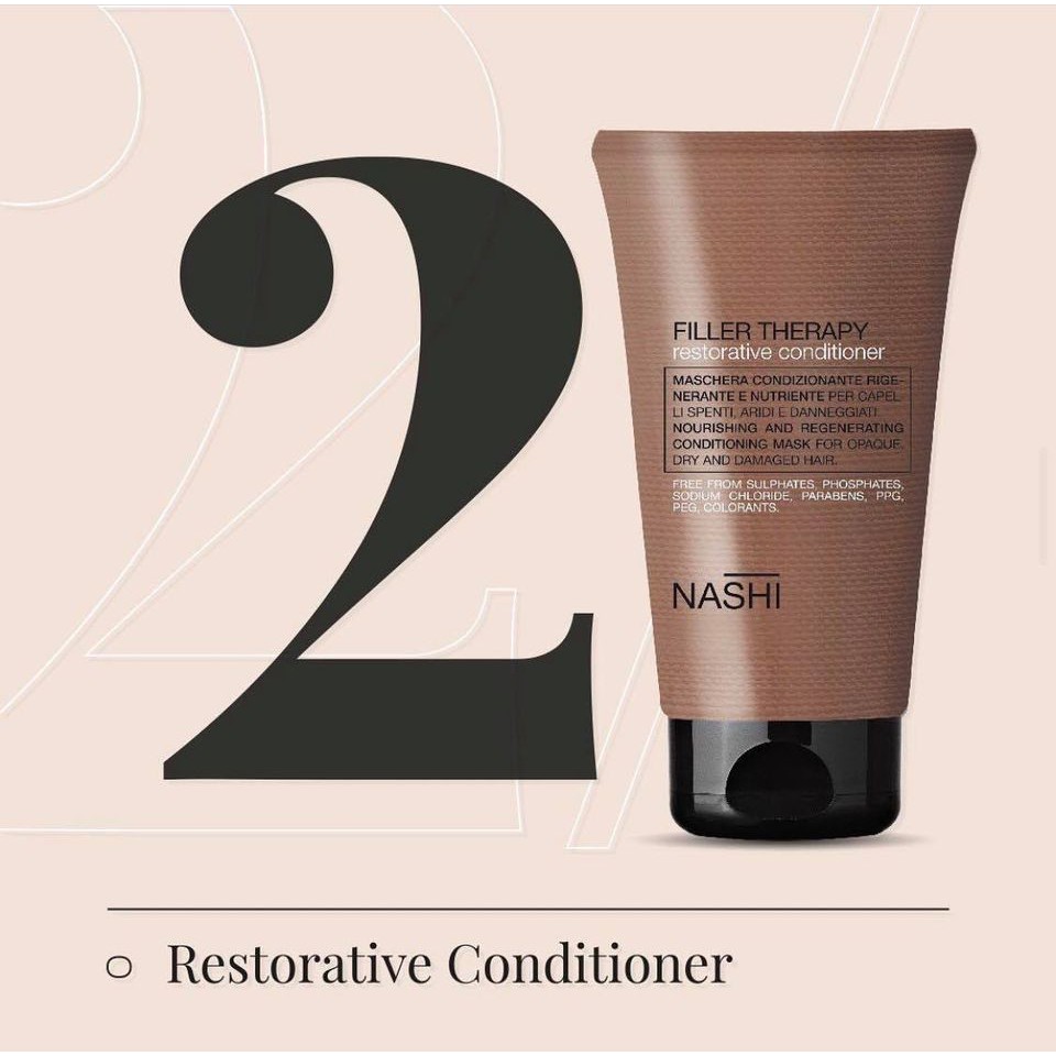 Dầu xả dành cho tóc hư tổn nặng, khô xơ, chẻ ngọn Nashi Filler Restorative Conditioner 150ml