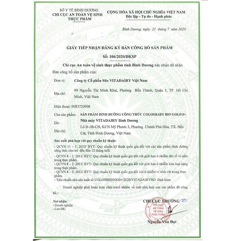 Sữa COLOS BABY GOLD 2+ IgG1000 trên 2 tuổi ( Date 2025)