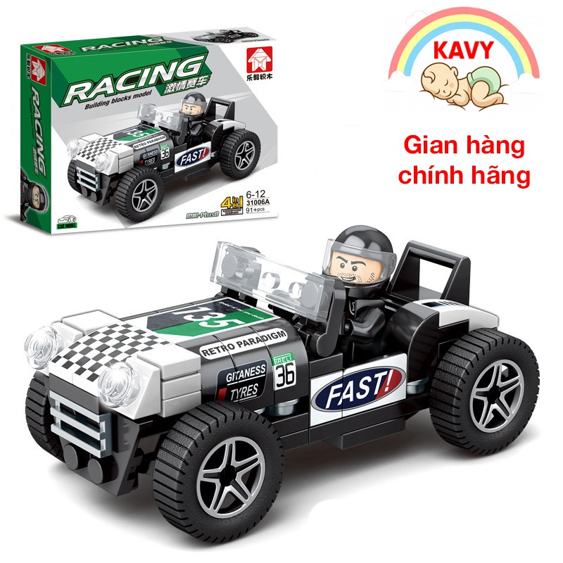 Tuyển tập bộ đồ chơi lắp ghép mô hình xe ô tô phát triển tư duy, cả nhà có thể chơi cùng nhau - KAVY