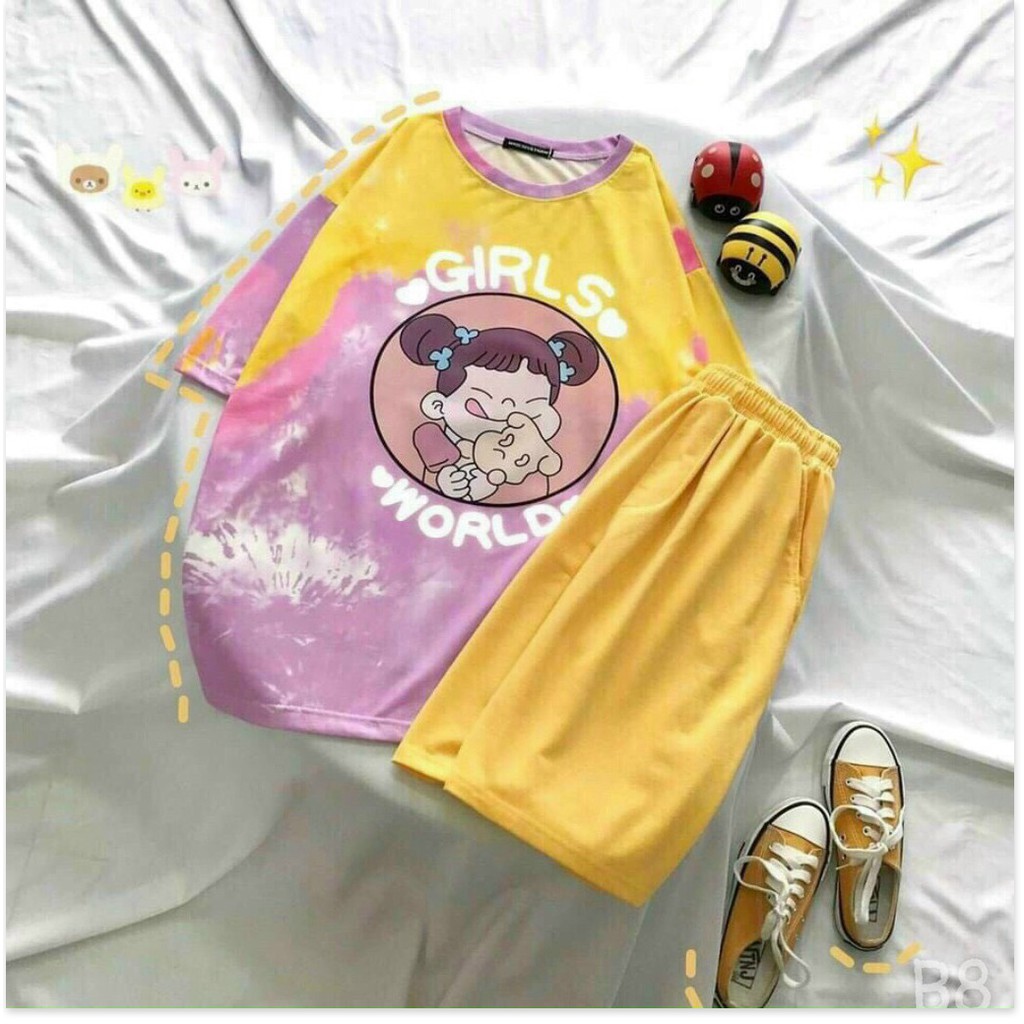 SET THUN NỮ COTTON,MÀU SẮC SINH ĐỘNG,THIẾT KẾ HỌA TIẾT XINH XẮN THỜI TRANG MỚI KME