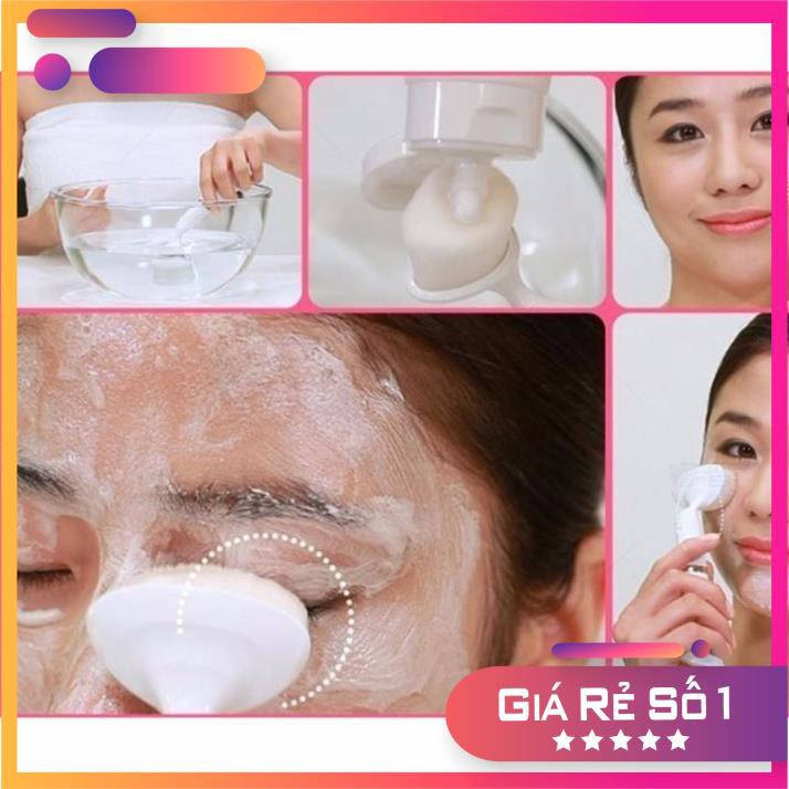 Máy Rửa Mặt Massage Nâng Cơ Pobling Hàn Quốc chăm sóc  da mặt tại nhà, ngăn ngừa mụn, sạch da, trắng mịn màng da.