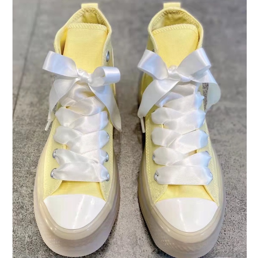 Converse Giày Thể Thao Cổ Cao Chất Liệu Lụa Siêu Nhẹ Thời Trang Unisex-1516