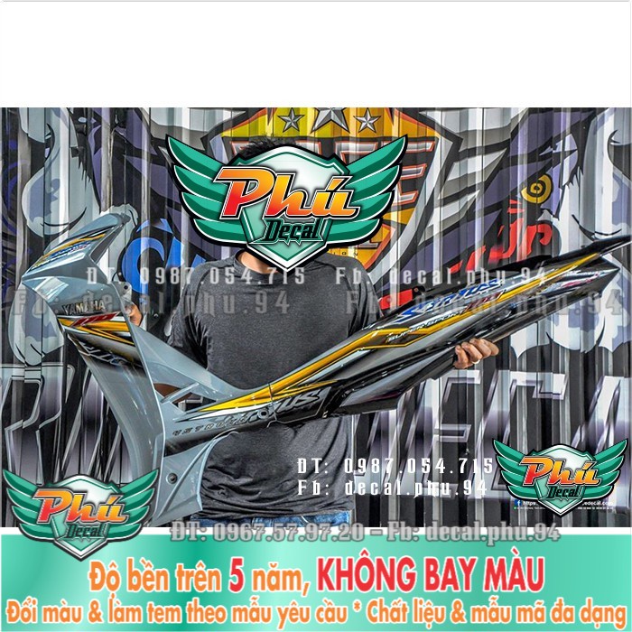 Tem rời Sirius xám bạc đen 2 -1