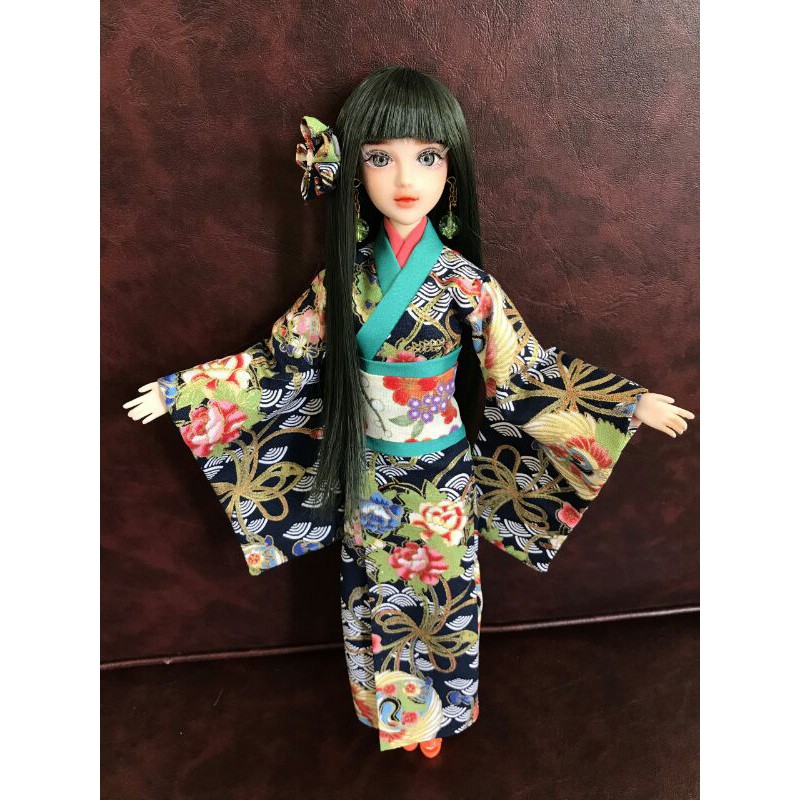 yukata, kimono cho búp bê 30 cm