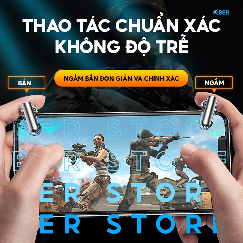 Nút bắn Pubg GT01 chơi game đa năng Free Fire - Tăng độ chính xác