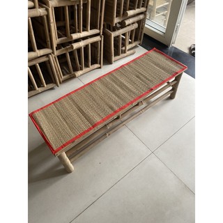 Ghế tre dài 1m kèm chiếu lót