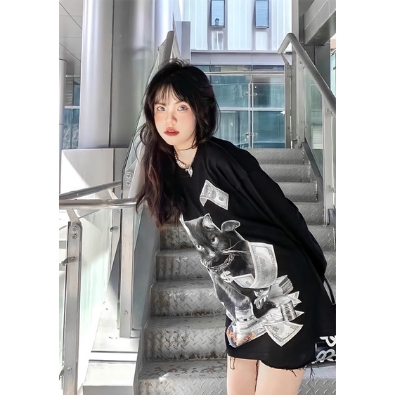 Áo sweater Mèo DOLLAR chất liệu nỉ bông thu đông | BigBuy360 - bigbuy360.vn