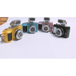 [Xinh Xinh]Móc Khóa Mô Hình Máy Ảnh mini (Có LED và âm thanh)