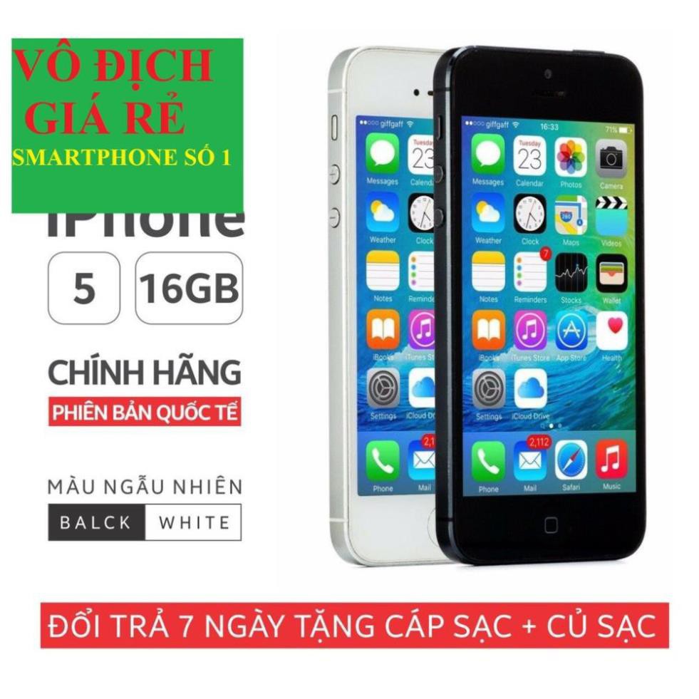 điện thoại Iphone 5 32G máy Quốc tế, máy thiết kế sang trọng | BigBuy360 - bigbuy360.vn