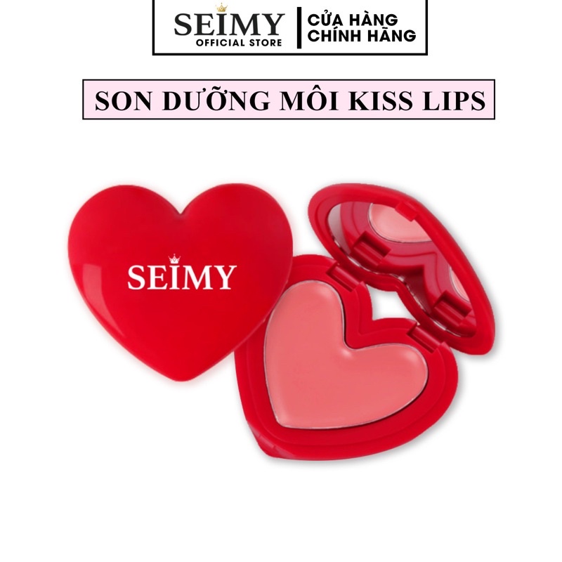 Son dưỡng môi SEIMY - Kiss Lips dưỡng mềm môi, căng môi, giảm thâm, nẻ môi