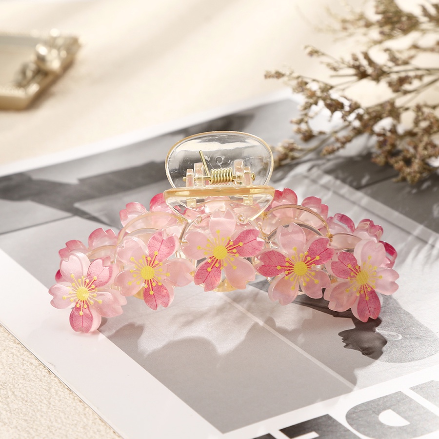 Kẹp Tóc Càng Cua 10cm Bằng Acrylic Trong Suốt Phong Cách Hàn Quốc Cho Nữ