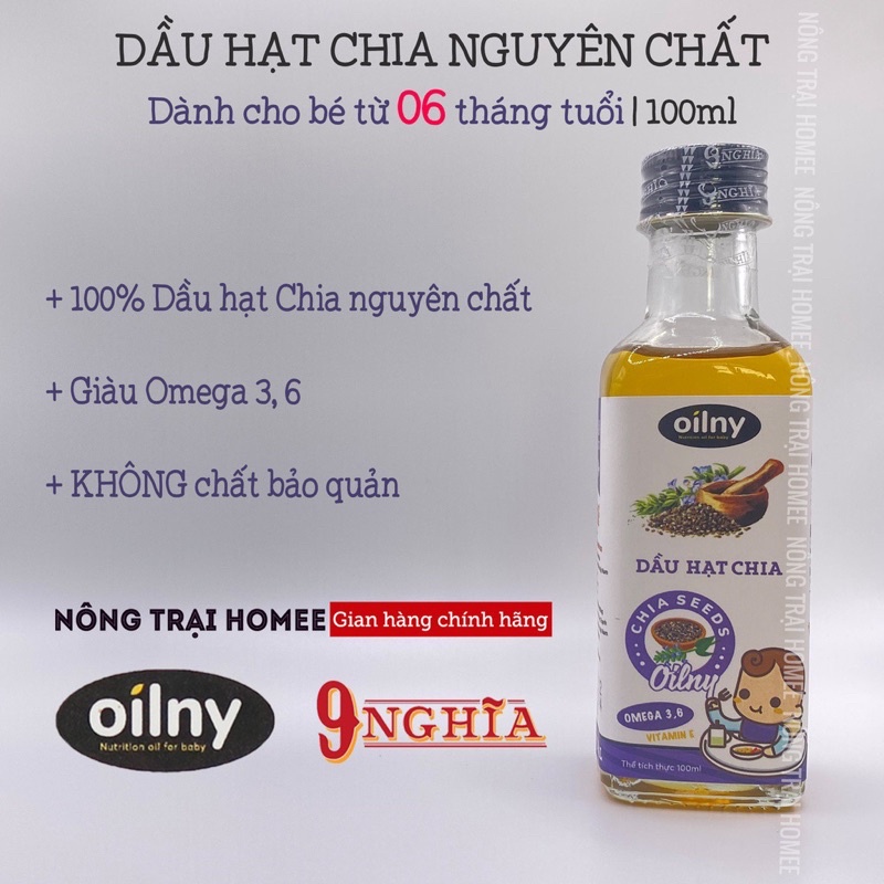 Dầu ăn cho trẻ từ 6 tháng tuổi trở lên 9Nghĩa OILNY