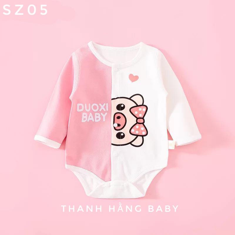 Body chip, bodysuit cho bé dài tay Thanh hằng baby 5 - 13 kg