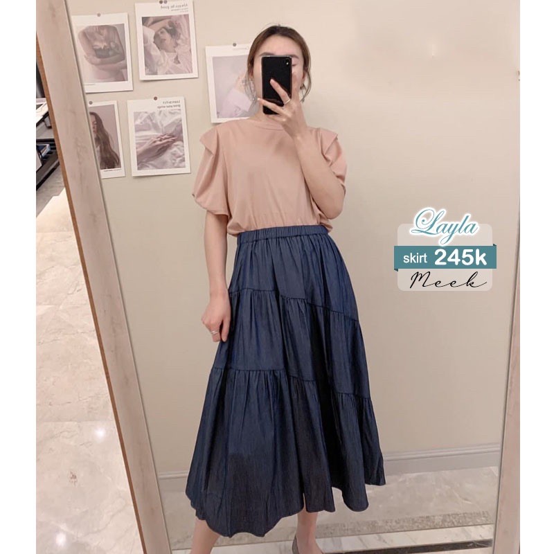 Layla Skirt - Chân váy 3 tầng dáng dài - Meek Fashion | BigBuy360 - bigbuy360.vn