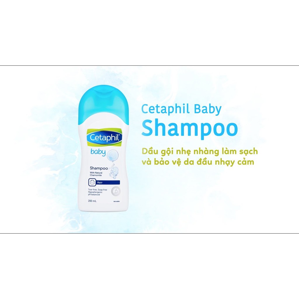 Dầu gội Cetaphil dịu nhẹ cho bé - Cetaphil Baby Shampoo 200mL