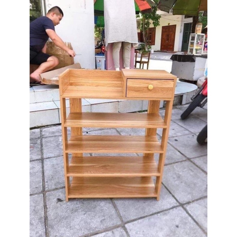 Kệ Giầy Gỗ 5 tầng có ngăn kéo (GIÁ BUÔN)