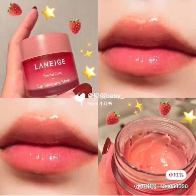[Berry 20g] Mặt nạ 𝐋𝐚𝐧𝐞𝐢𝐠𝐞 𝐋𝐢𝐩 𝐒𝐥𝐞𝐞𝐩𝐢𝐧𝐠 𝐌𝐚𝐬𝐤
