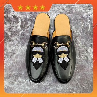 Giày sục nam 👟 RẺ VÔ ĐỊCH 👟 Họa Tiết Cực Ngầu Nổi Bật Trên Mũi Giày