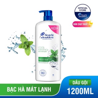 Dầu Gội Head & Shoulder Chai  1.2L Bạc Hà