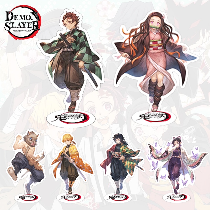 Mô Hình Nhân Vật Tanjirou Nezuko Zenitsu Bằng Acrylic Trong Phim Demon Slayer