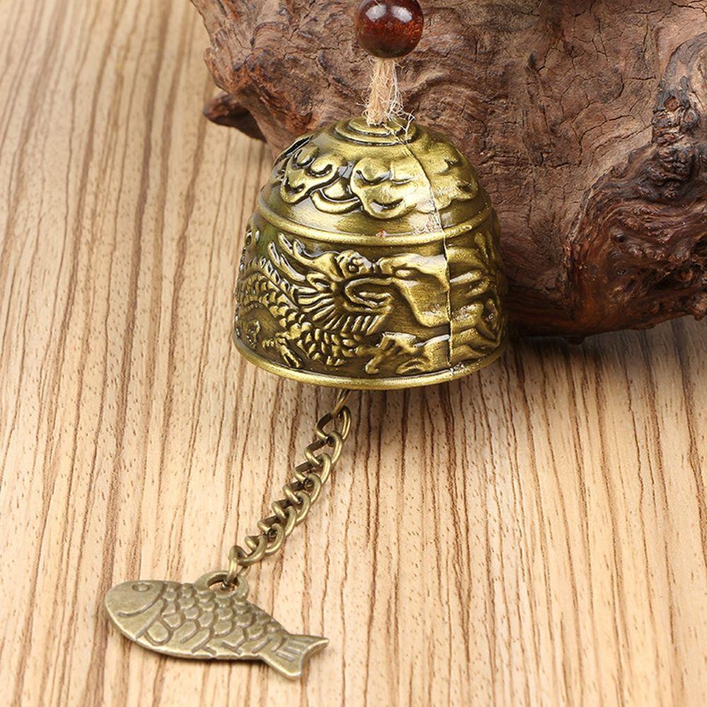 YIYU 1 Chuông Gió Hình Cá May Mắn Bằng Hợp Kim