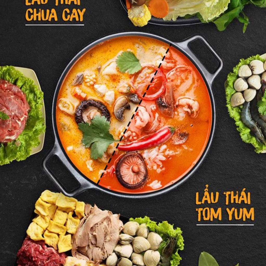 Gia Vị Lẩu Thái Aji Quick Nêm Sẵn Hoàn Chỉnh Món Lẩu Thái Gói 50G