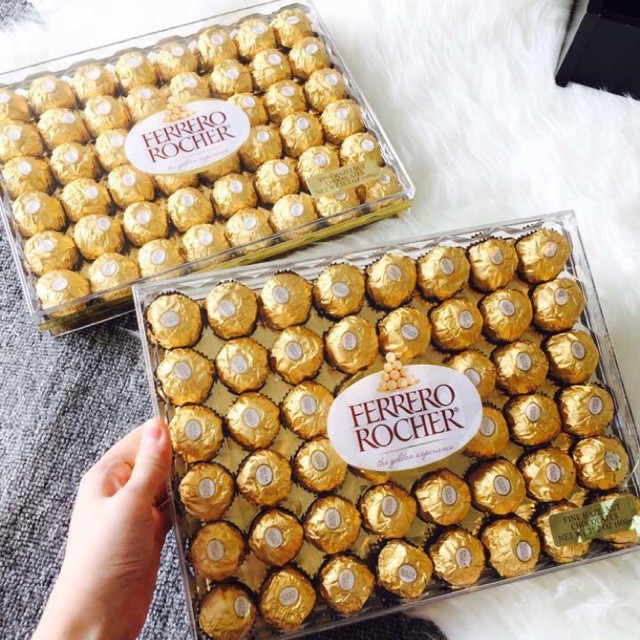 Hộp Socola cao cấp của Mỹ Ferrero Rocher Chocolate 48 viên 600g