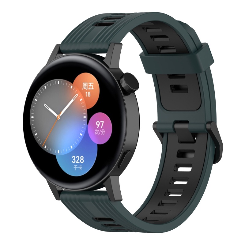 Dây Đeo Bằng Silicone 22mm Chống Mồ Hôi Cho Đồng Hồ Thông Minh GT Runner