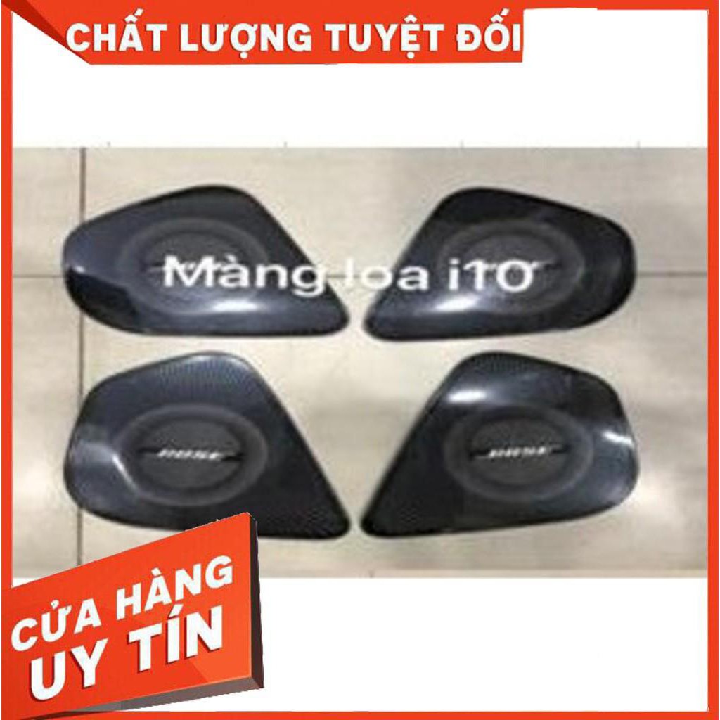 Ốp màng loa cánh cửa Hyundai i10 2016 -2020 mẫu titan cao cấp