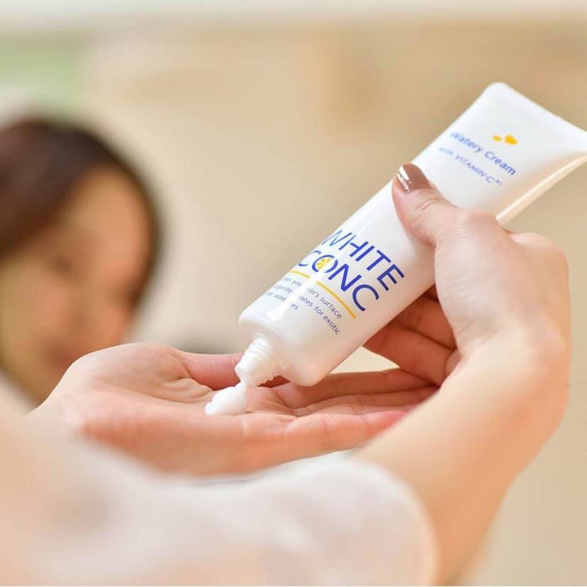 [Hỏa Tốc HN] Kem Dưỡng Trắng Da Ban Đêm White Conc Watery Cream 90g Nhật Bản