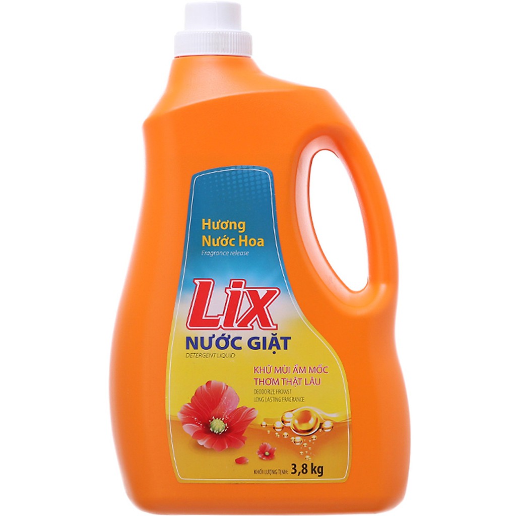 Nước giặt Lix hương nước hoa (3,6kg)