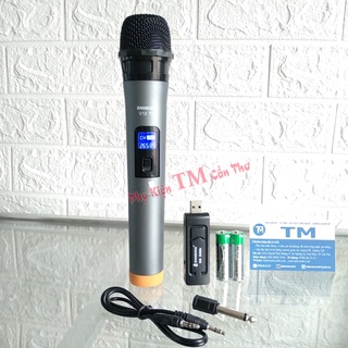 Micro không dây đa năng Zansong V-12 (tặng kèm pin 2A)
