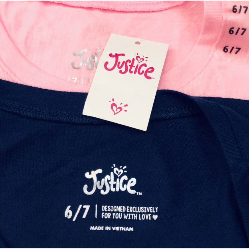 Áo thun bé gái hiệu Justice size đại 22_60kg