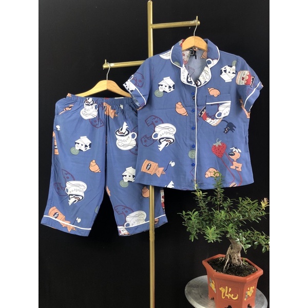 Đồ bộ tole lửng piyama