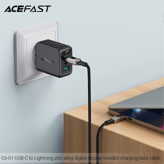 Cáp ACEFAST Type C to Lightning (1.2m) - C6-01