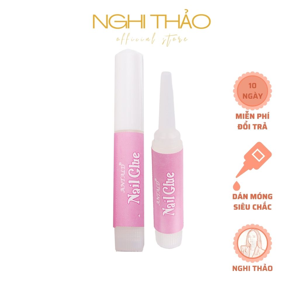 Keo dán móng mini nail box NGHI THẢO 2g