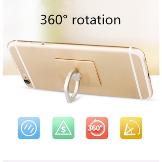 360° rotatable Bracket Mobile Phone Back Cover Adsorption Bracket Metal Ring Buckle