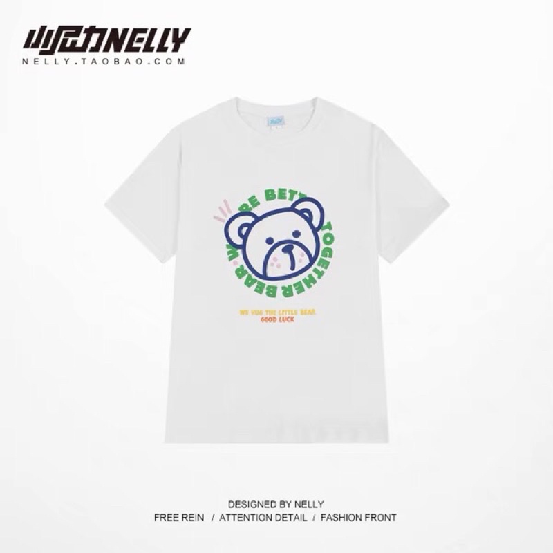 Áo phông nelly heybig sale (có sẵn) gấu be bett