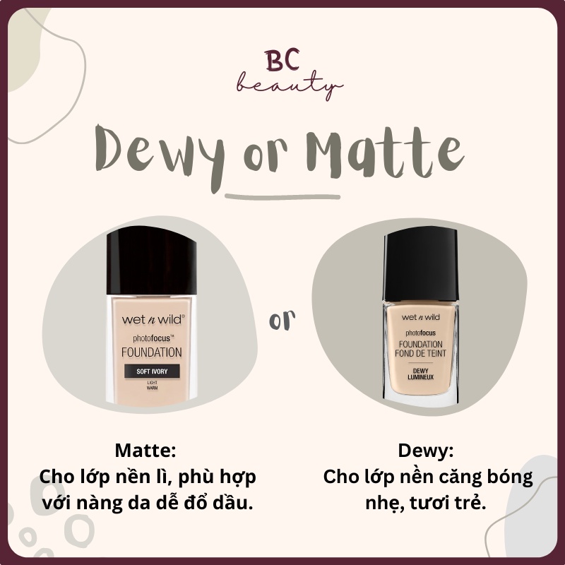 Kem Nền Lâu Trôi Wet N Wild Photo Focus Foundation | Cho Lớp Nền Tự Nhiên, Mịn Màng, Hoàn Hảo