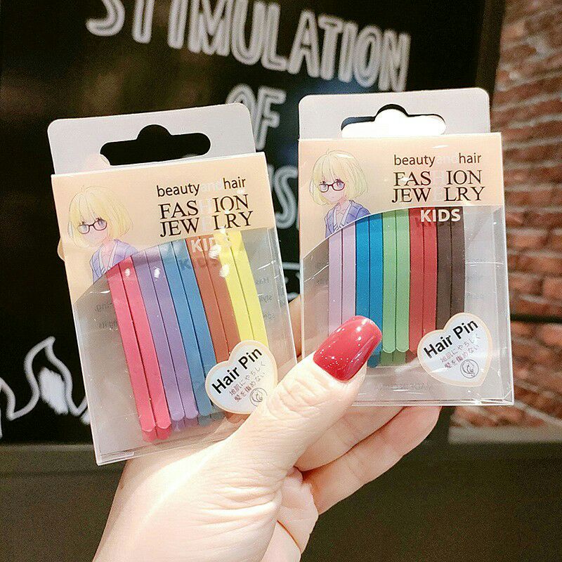 Set kẹp Tăm Nữ Xước Cầu Vồng loại xịn đẹp nhãn hiệu Hair pin nhiều màu