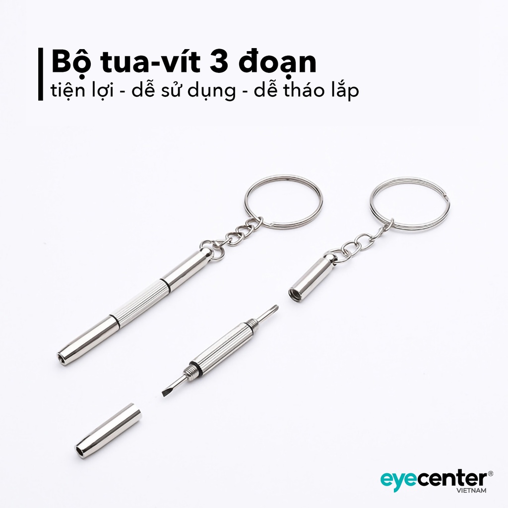 Tua vít đa năng EYE CENTER vặn mắt kính đồng hồ thiết bị điện tử có móc khoá