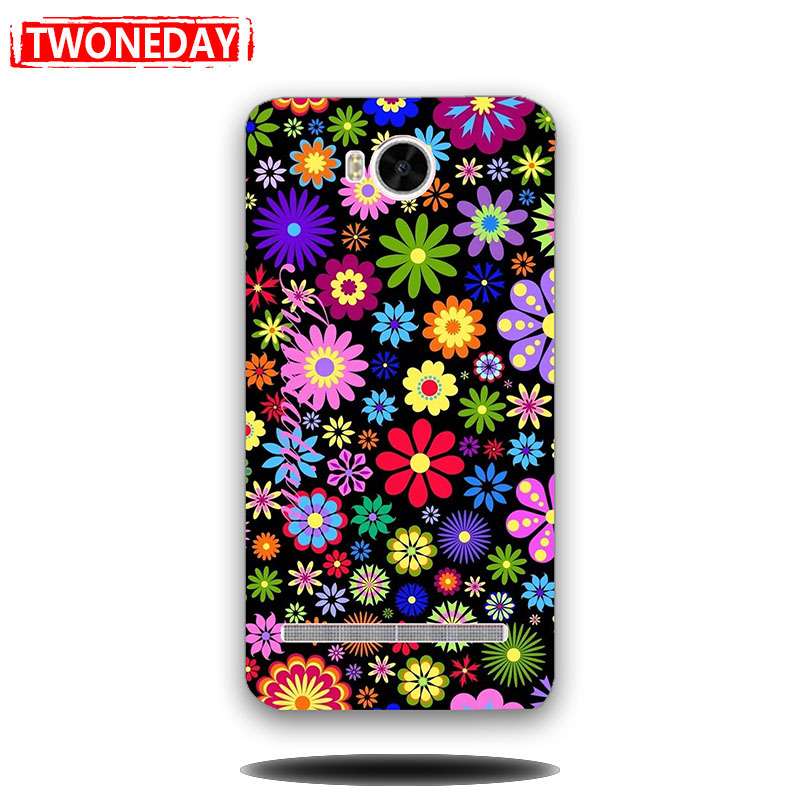 Huawei Y3 2 Y3II-U22 LUA-U22 Lua-L21 4.5" Soft Silicone TPU Cute Lovely Flower Phone Cover