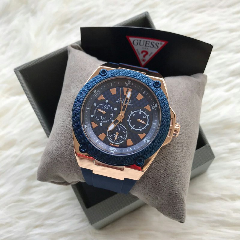 Đồng Hồ Nam Guess Legacy Blue W1049G2