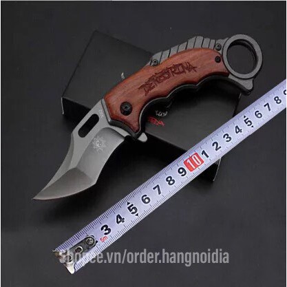 Phụ kiện dã ngoại,dụng cụ phượt karambit (X62)