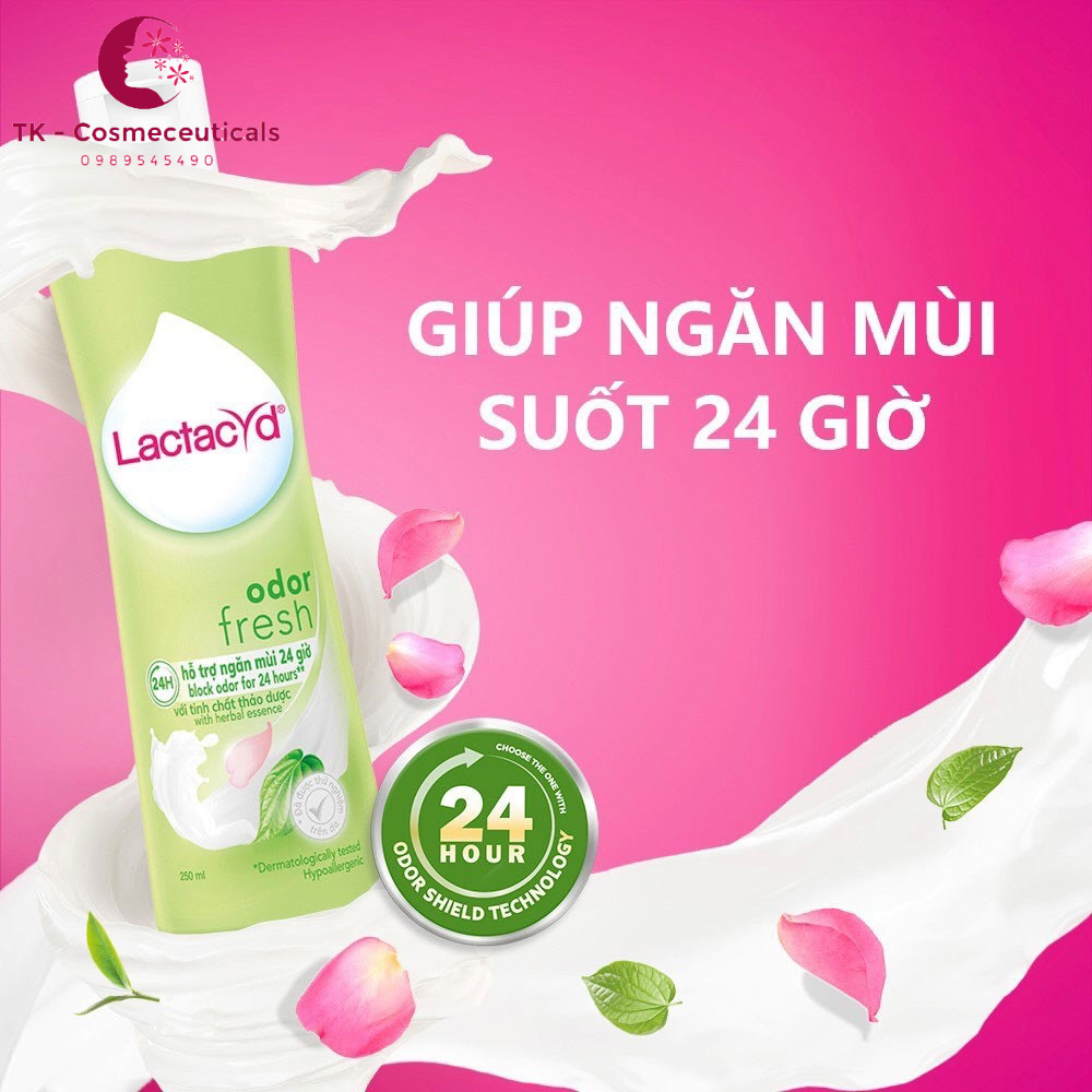 Dung Dịch Vệ Sinh Phụ Nữ LACTACYD Odor Fresh / Pro Sensitive / Soft & Silk Ngăn Mùi 24 Giờ