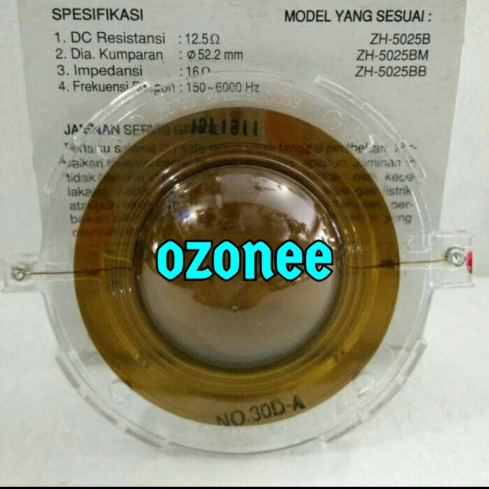 Điên thật! Cuộn Dây Loa Toa Zg-30D-A 25 Watts
