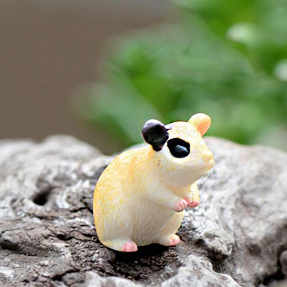 Mô Hình Chuột Hamster Mini Bằng Nhựa Resin Trang Trí Sân Vườn