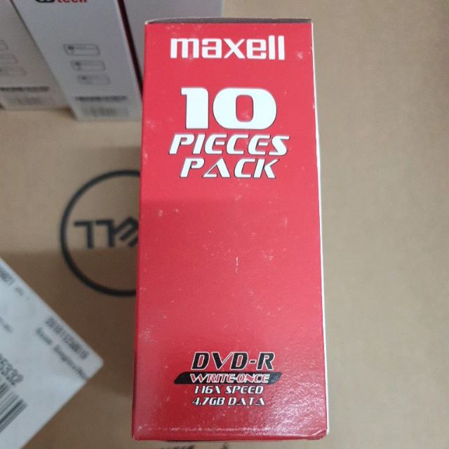 Đĩa DVD-R Maxell hộp 10 chiếc